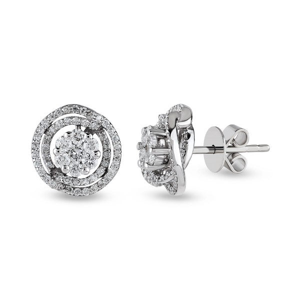 Diamond Earrings DE 097402W