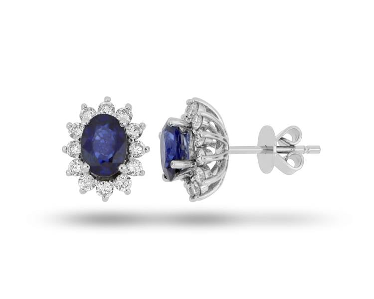 Sapphire Earrings XE 102035W