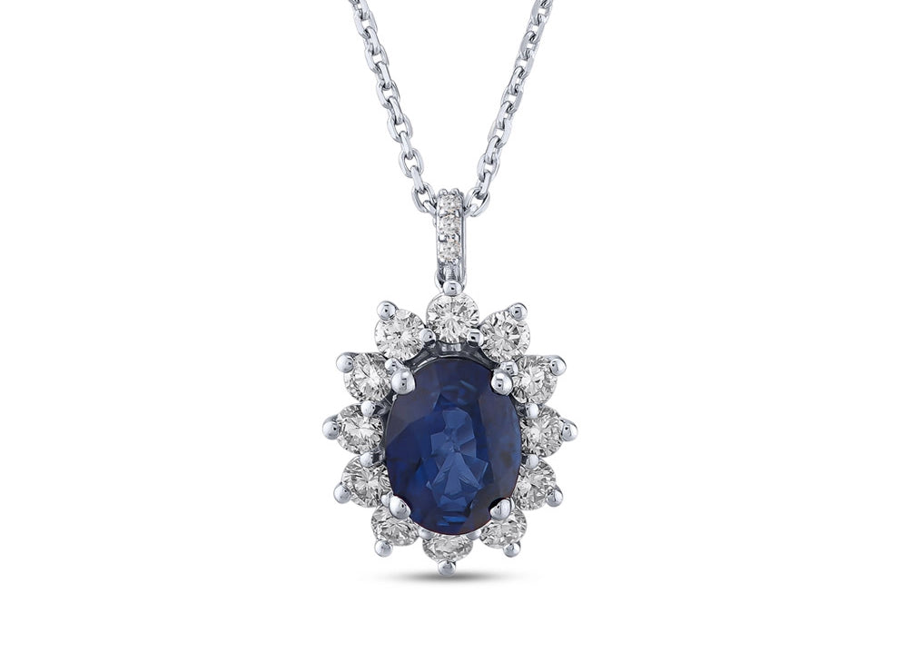 Sapphire Necklace XN 102035W